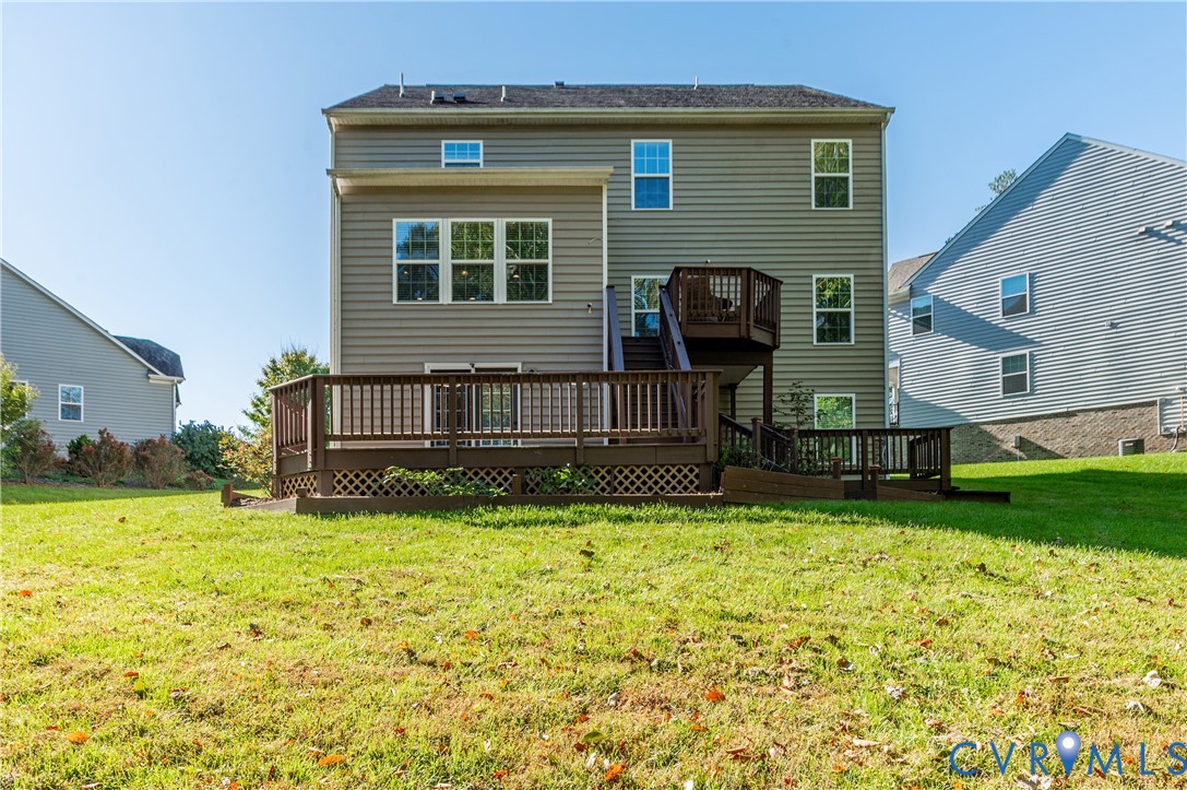 Rear View shows off the Incredible Outdoor Enjoyability of this Home