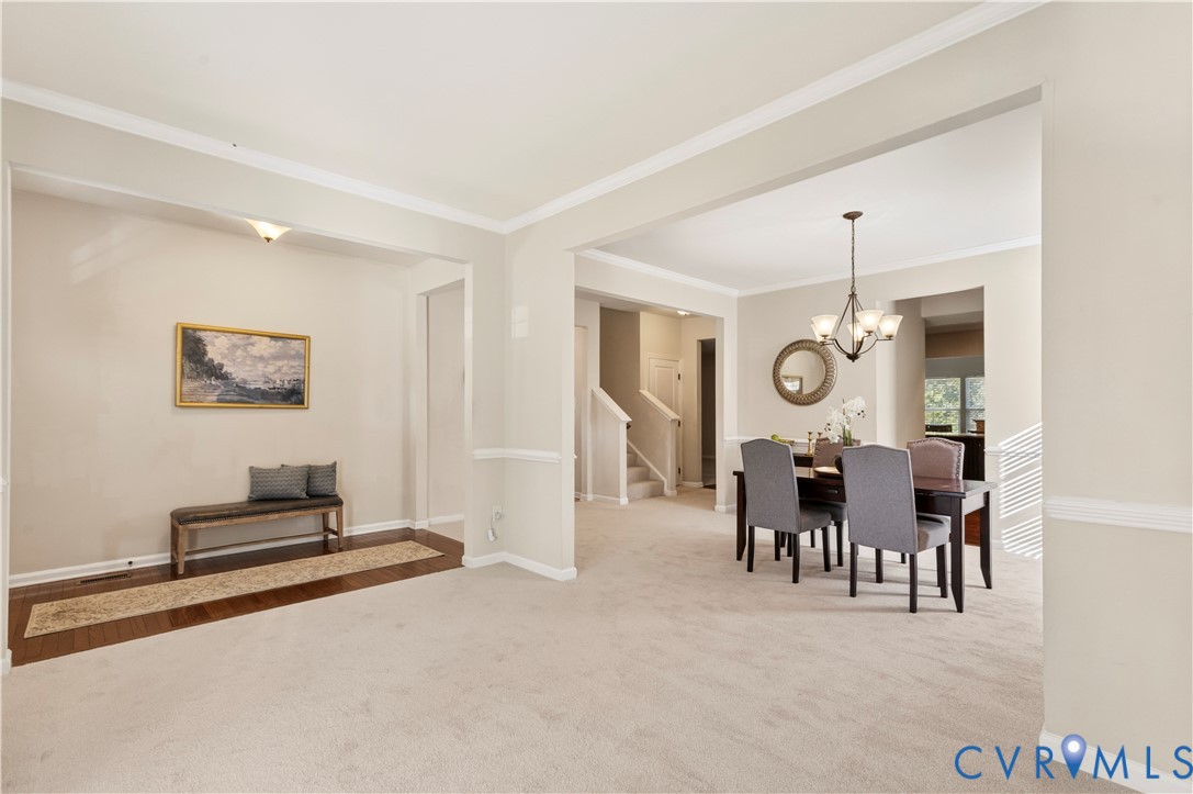 Crown Moulding and Chair-Rail details Pop!