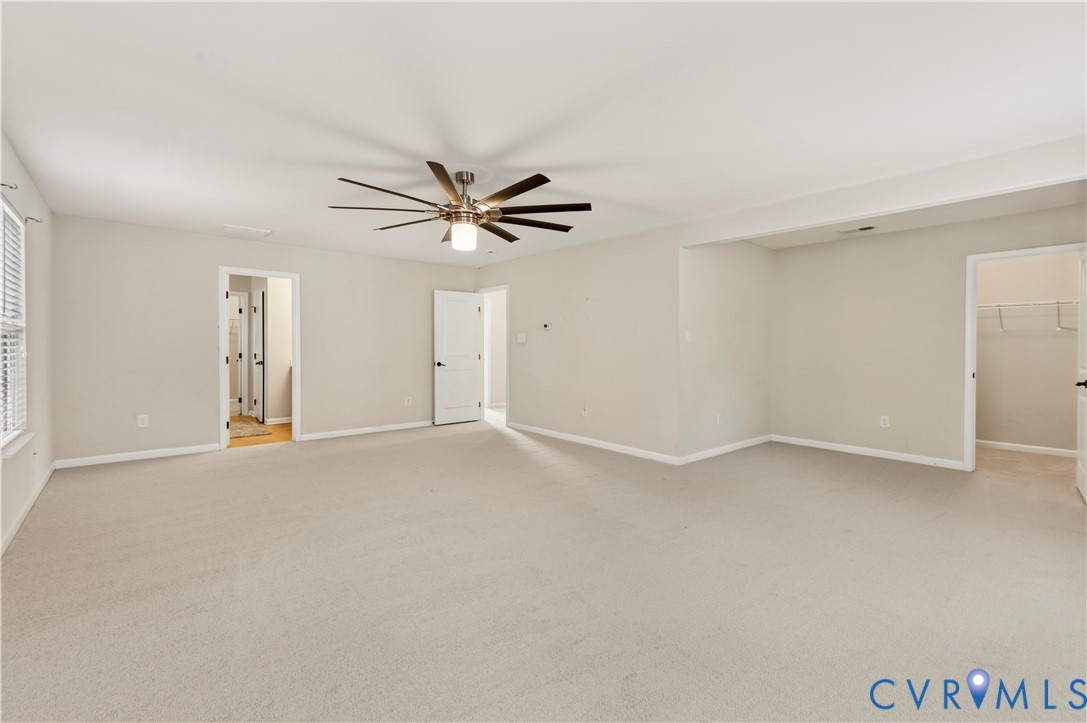 Primary Suite is Generously Sized and is a Quiet Retreat