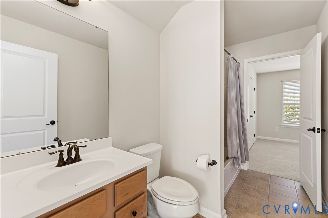 Third Level Full Bath with Tub / Shower Combo