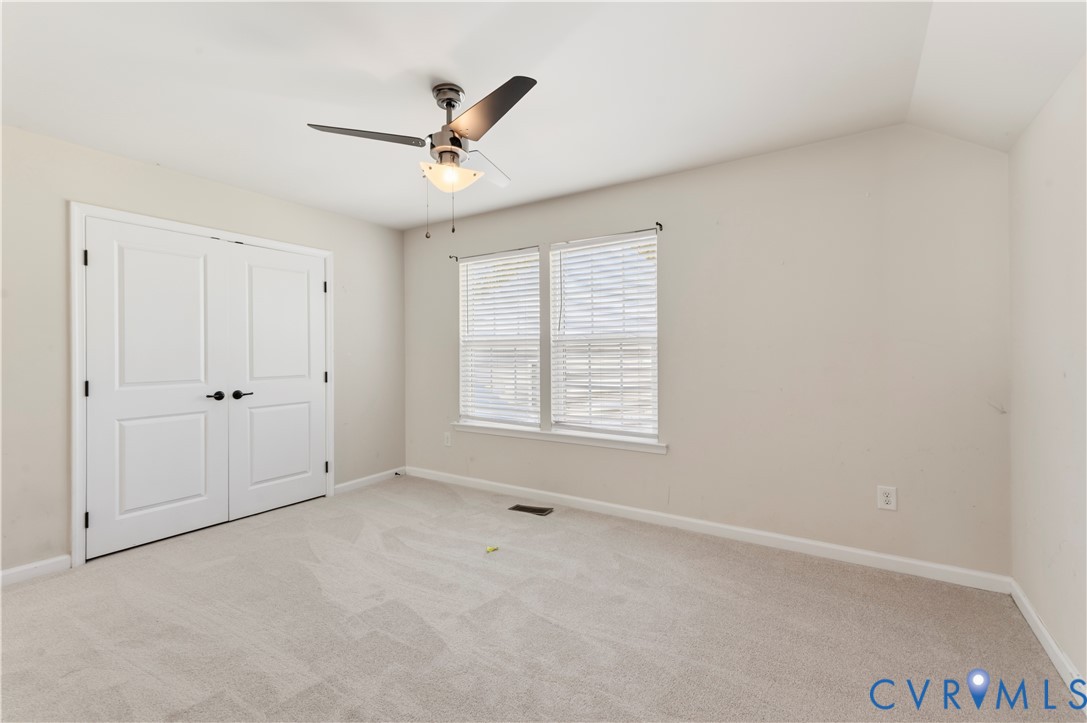 Third Level Bedroom with Double Closet