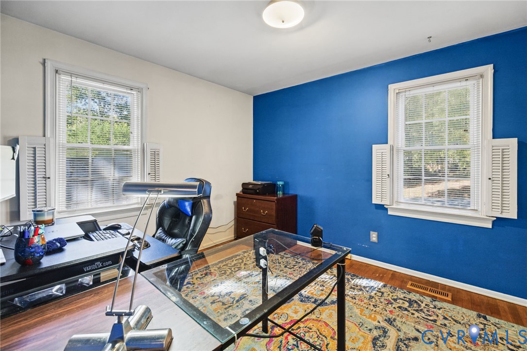 Currently used as an office with hardwoods