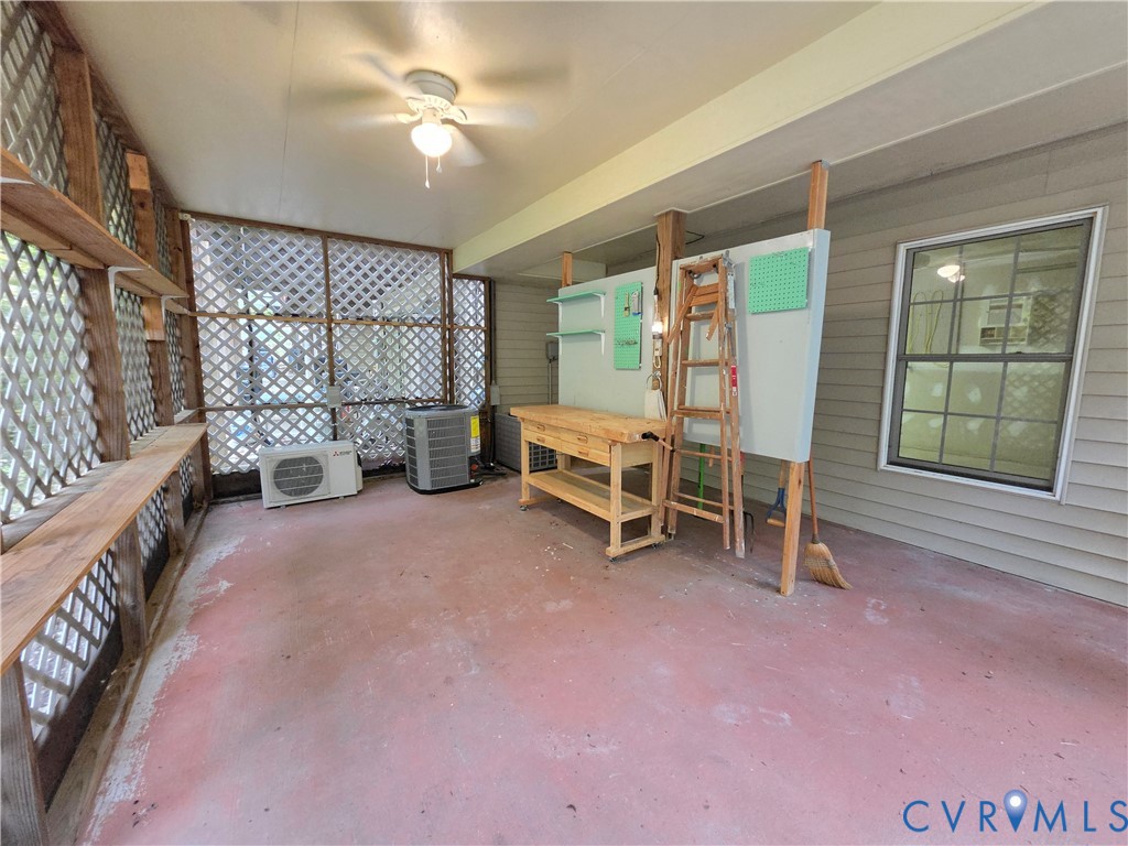 MAny options for this screened-in area!