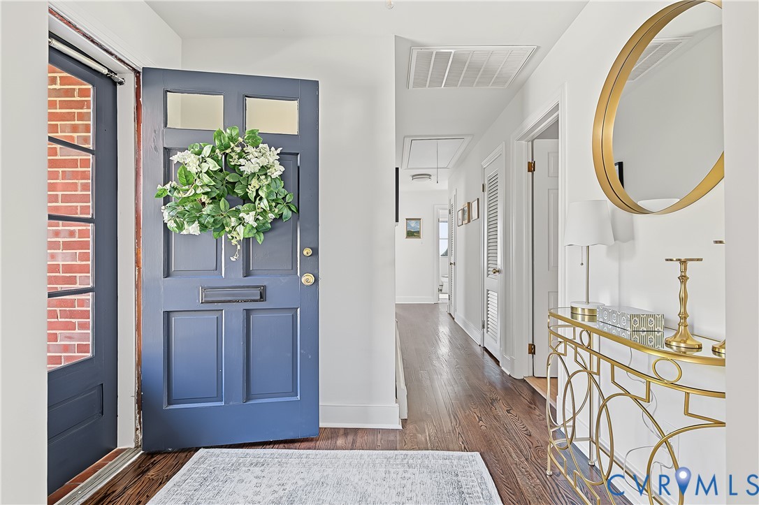 Refinished HW floors, new light fixture Refinished HW floors, new light fixture