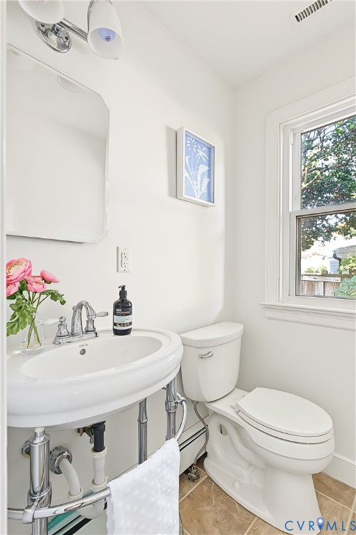 Half bath in Den