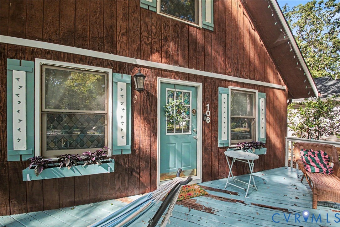 welcoming front porch