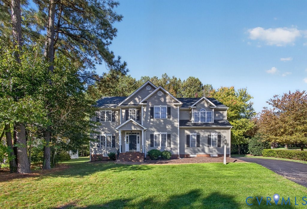 Exterior view, front of home