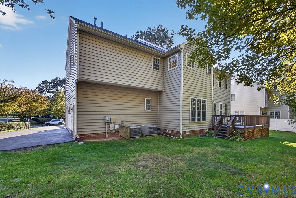 Exterior view, back of home