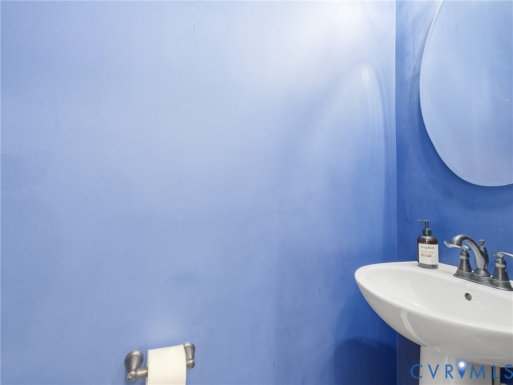 Half Bathroom, conveniently located on the main level