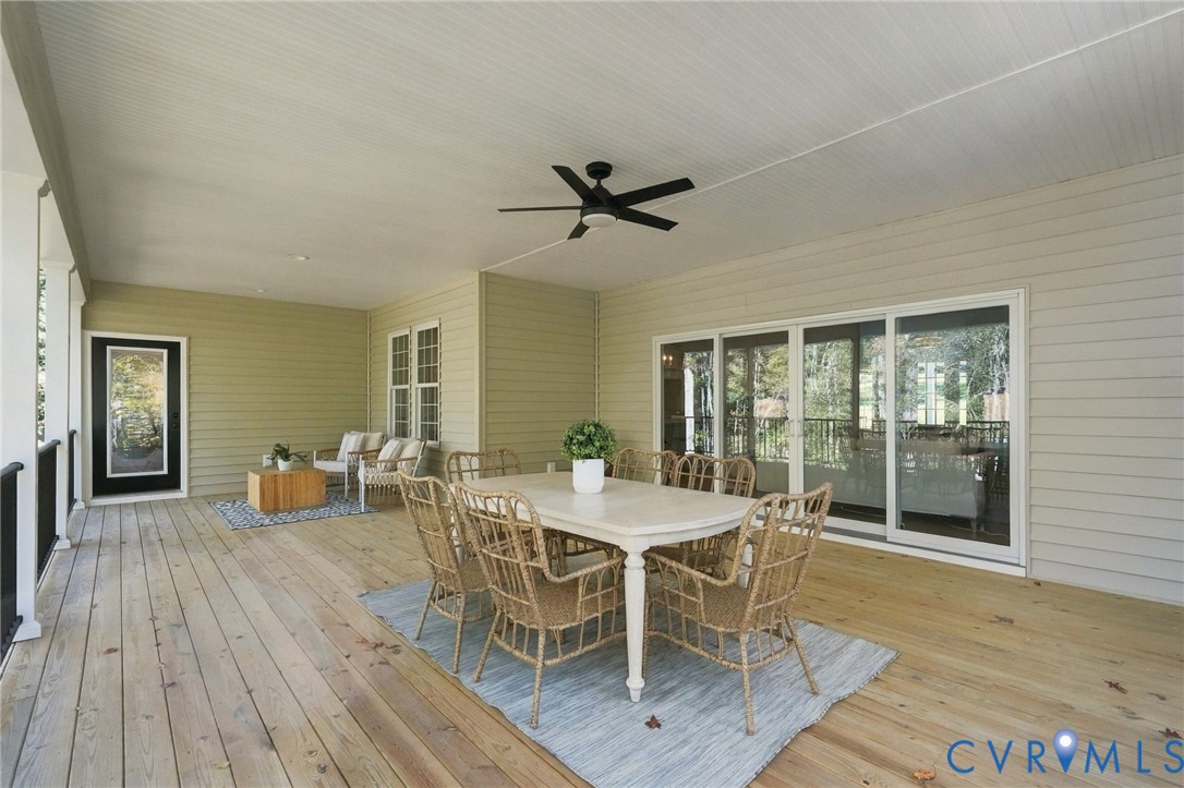 You Can Use the Large Slider from the Great Room or the Patio Door from the Primary 
Bedroom to Gain Access to the Porch