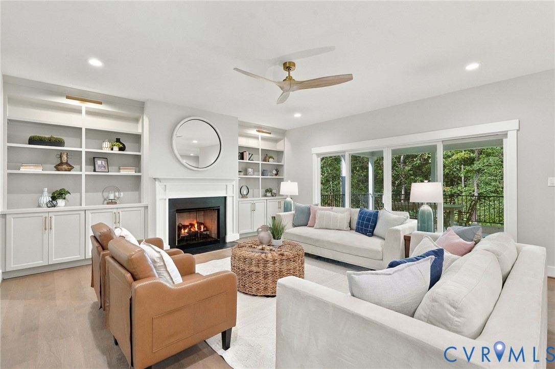 This Room has a 12' Sliding Door Component that Opens to the HUGE Covered Rear Porch