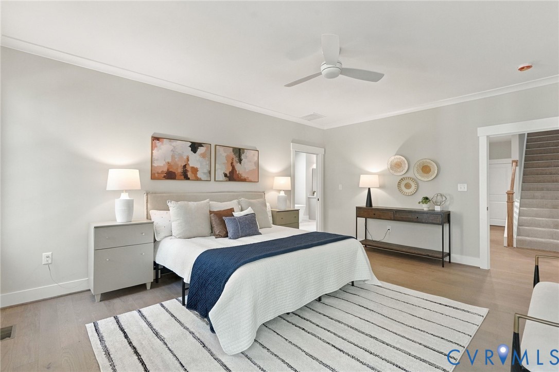 Large Primary has Fan/Light & is on Opposite Side of Home from Other Bedrooms