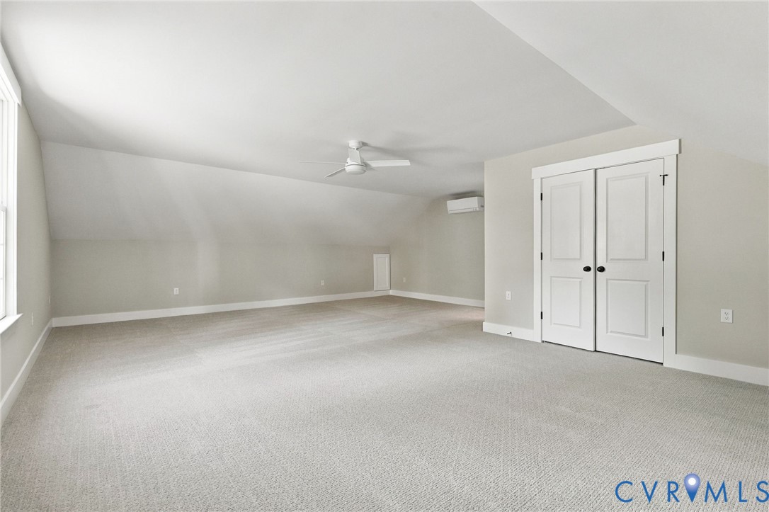 Bedroom 4/Bonus Room has Large Closet & Carpet