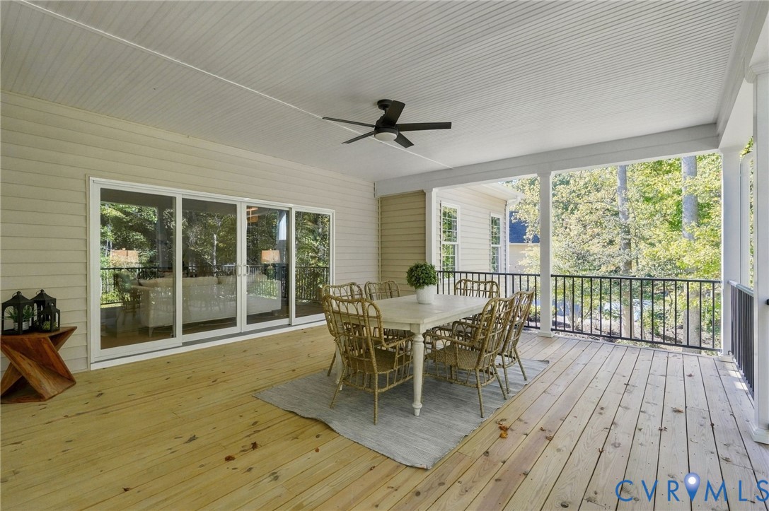 The Covered Porch is Truly the Icing on the Cake!