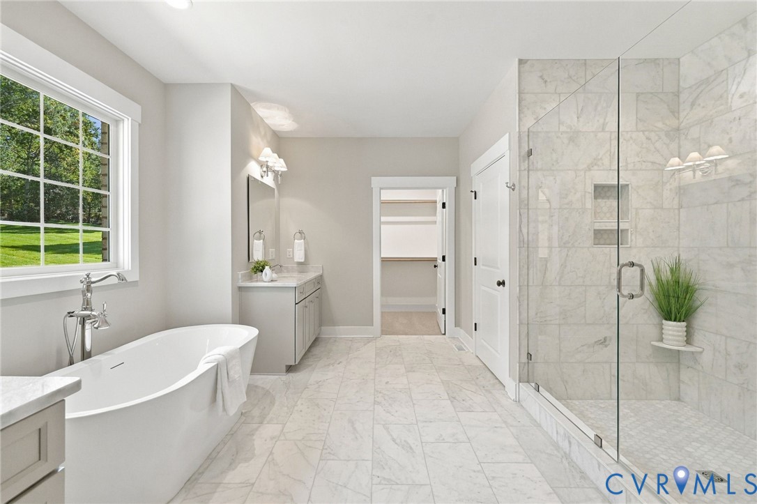Light Fixtures are Polished Nickel form the Visual Comfort Catalog & Mirrors are Beveled Edged