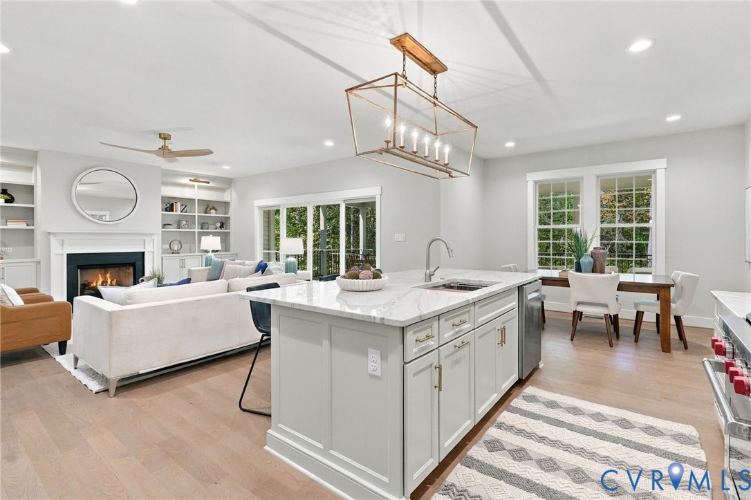 This Fabulous Kitchen is the Heart of This Open Concept Home!