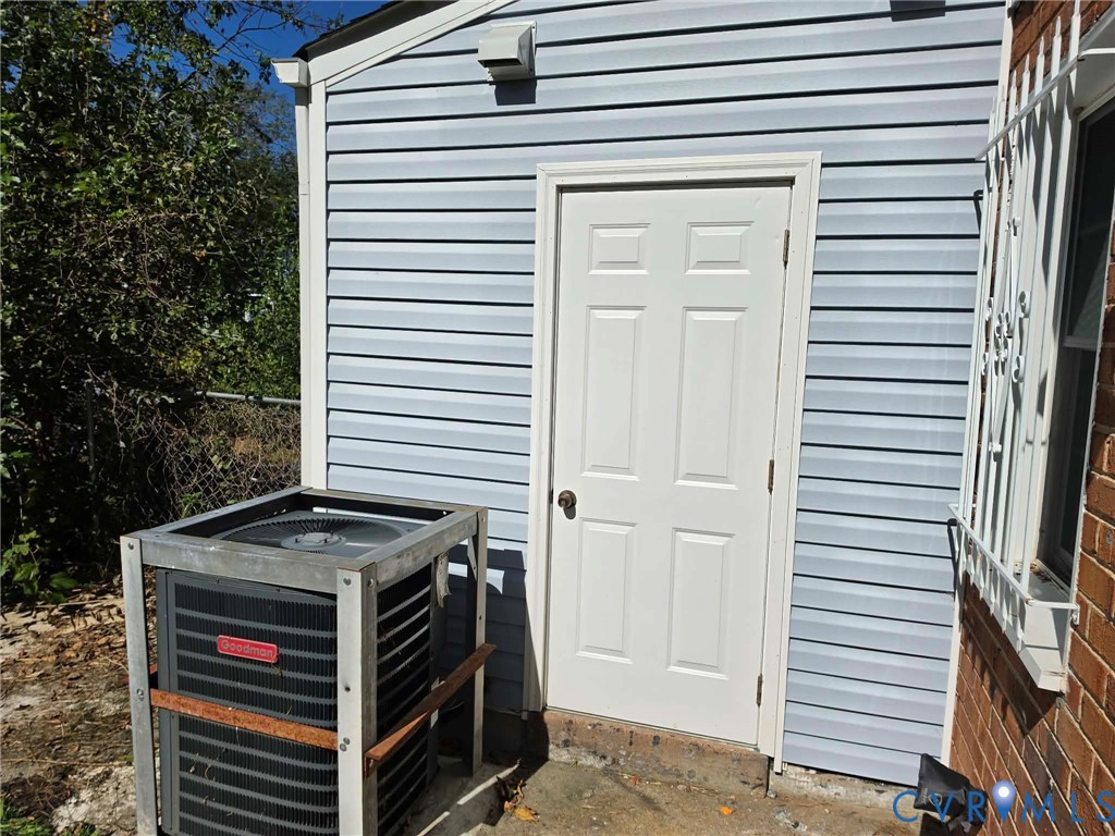Attached storage shed for all of your storage needs.