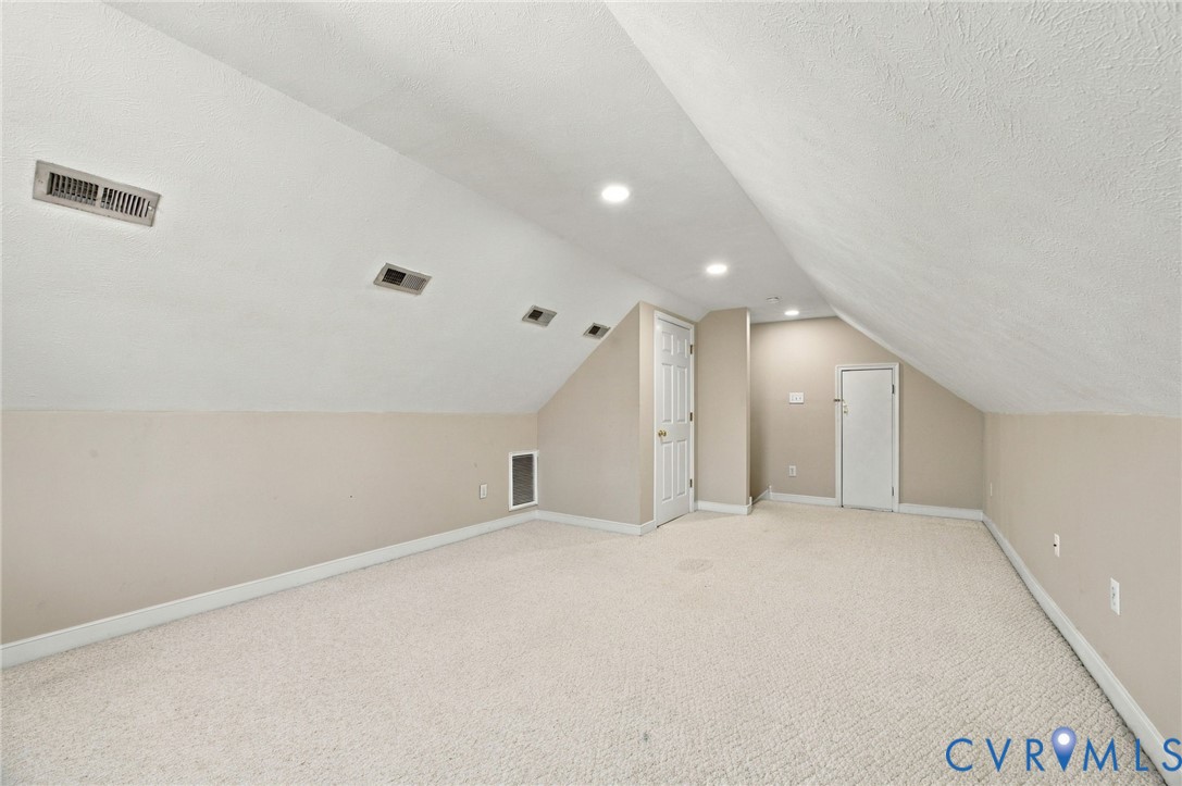Upstairs bedroom, with carpet