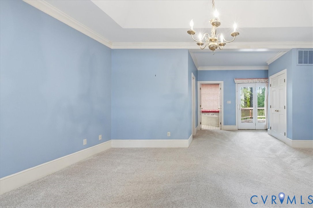 This room has new wall to wall carpeting