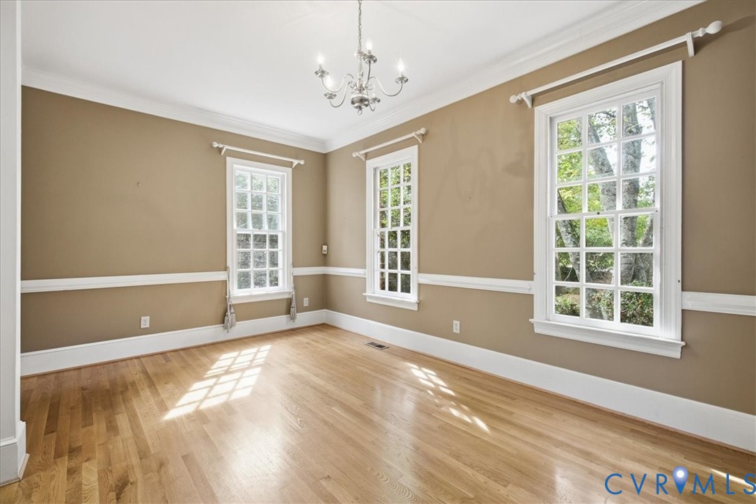 This view is from the Entry Hall