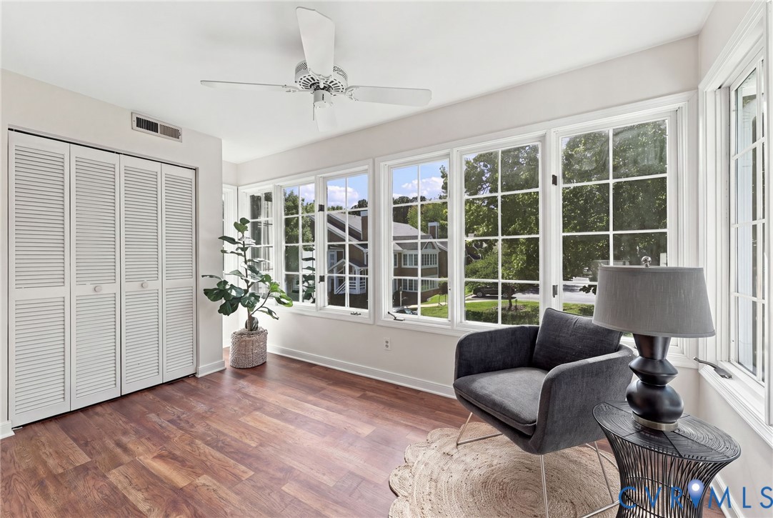 Check out the leafy, mature tree view