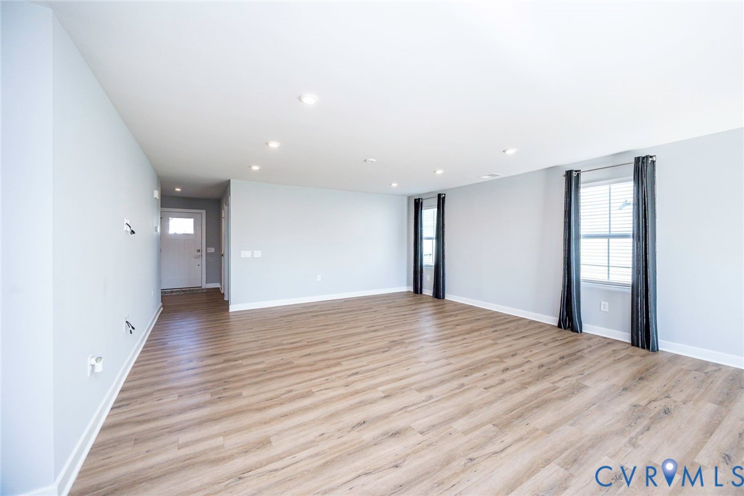 Family room with good natural light