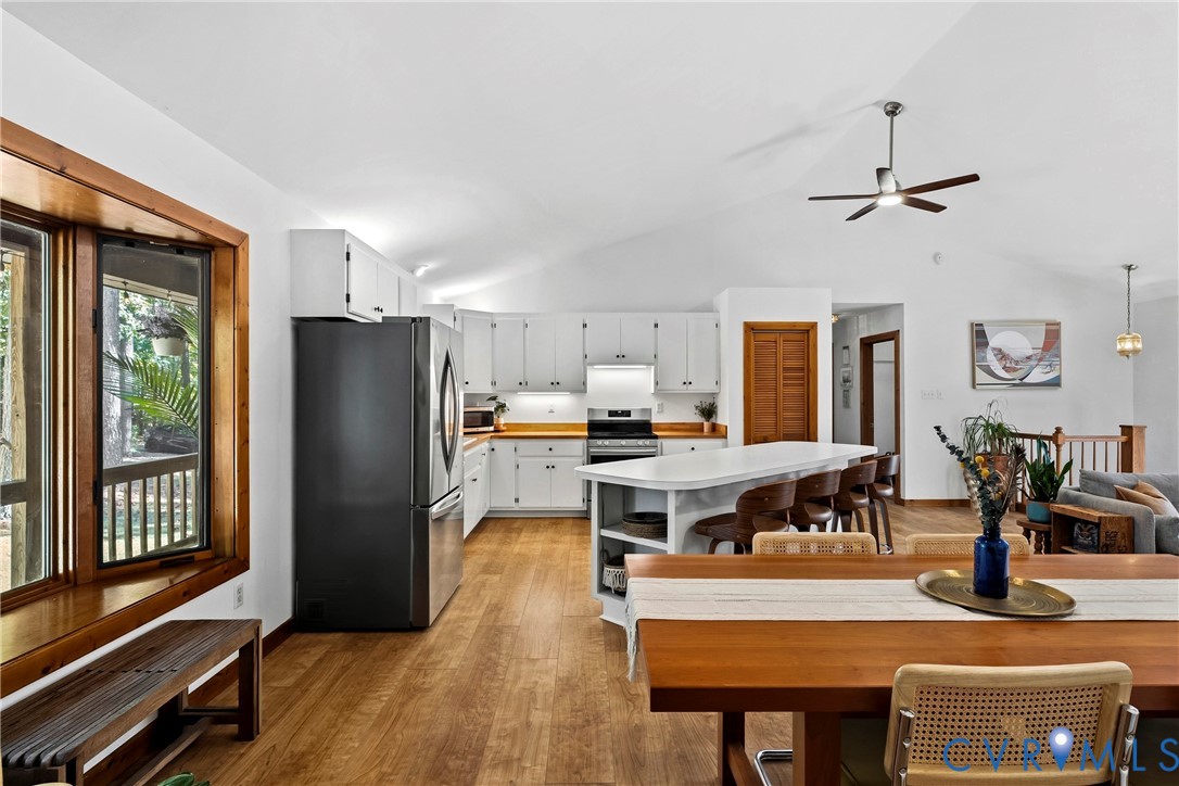 Open Concept-Dining, Kitchen, Living