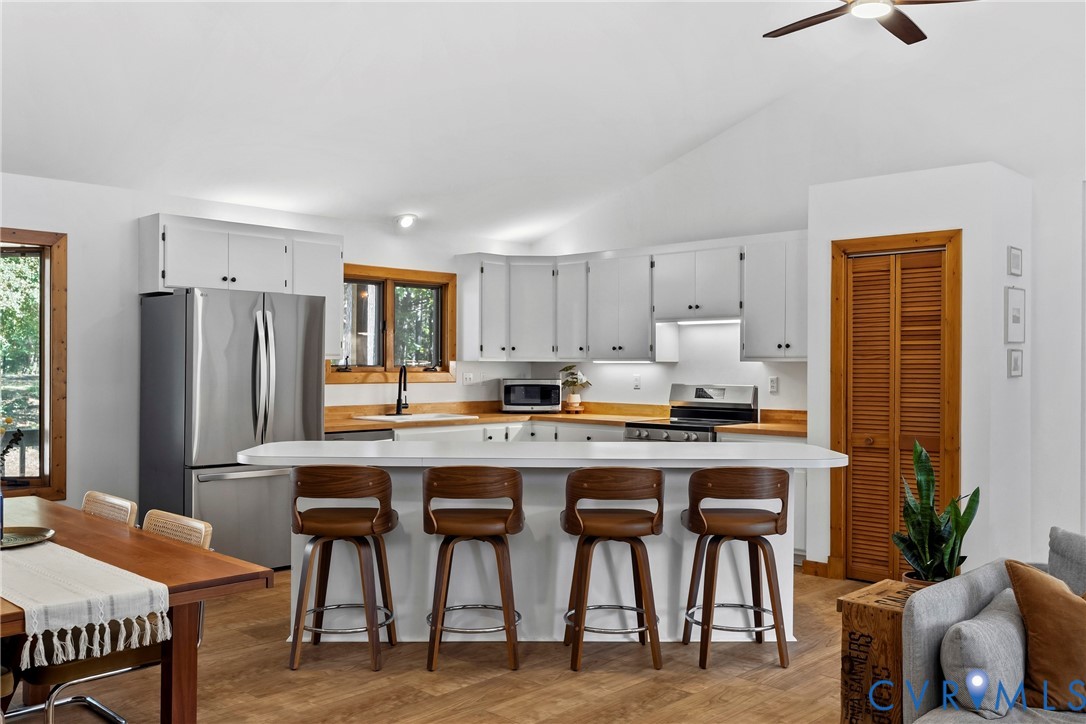 Open Concept-Dining, Kitchen, Living