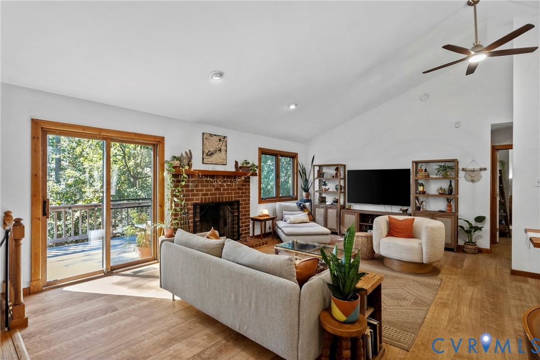 Living Room with access to lower-level suite!