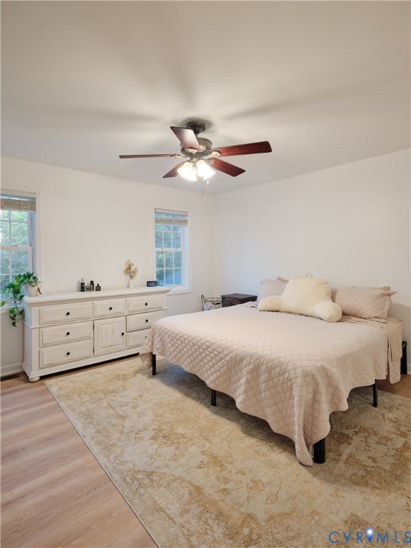 Large primary ensuite easily fits king-sized furniture.