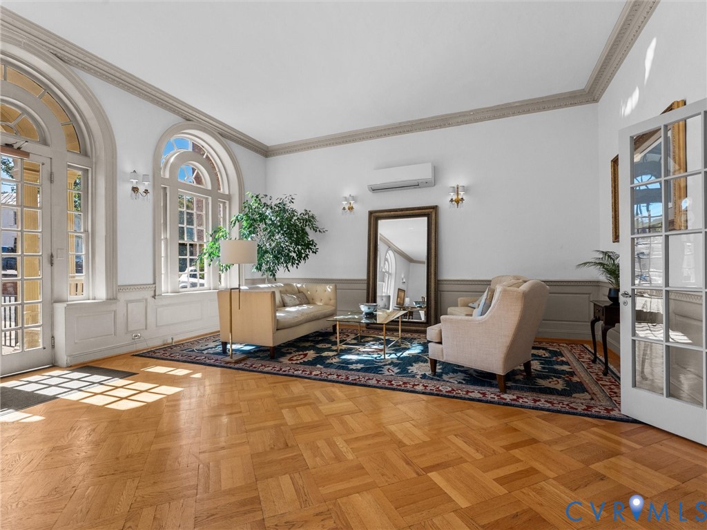 Lobby of building