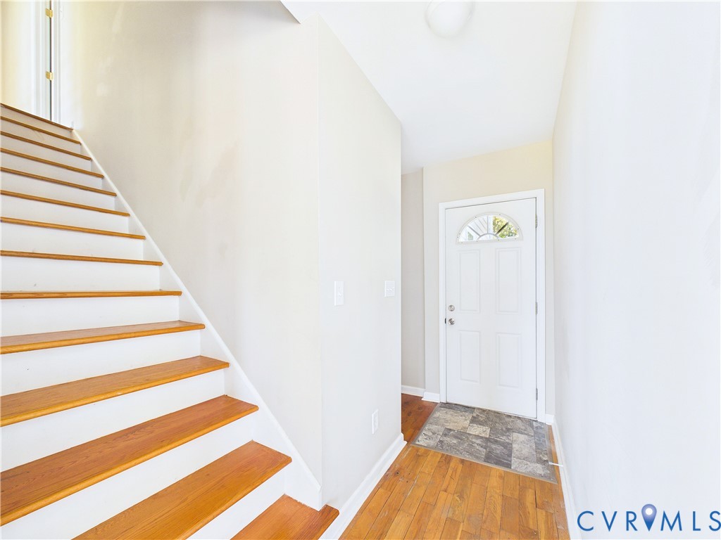 Stairs to upper level primary suite