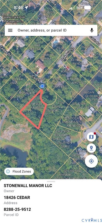 Property Tax Records. Indicating the parcel boundaries, owner entity, and identification details for the property Property Tax Records. Indicating the parcel boundaries, owner entity, and identification details for the property