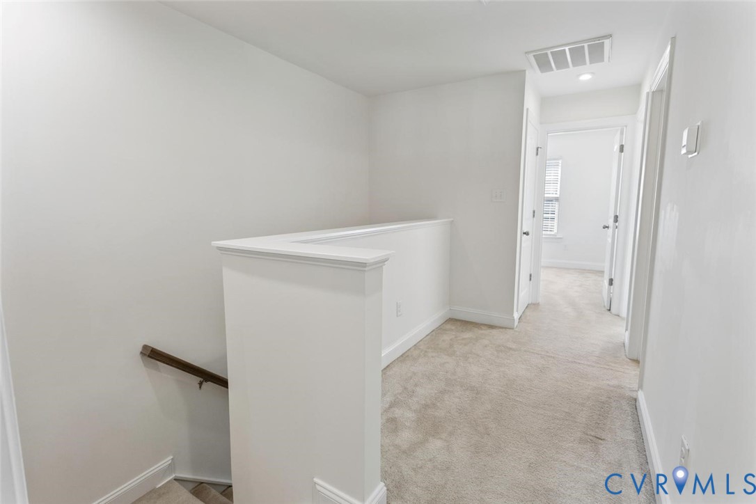 Bright, open hallway.