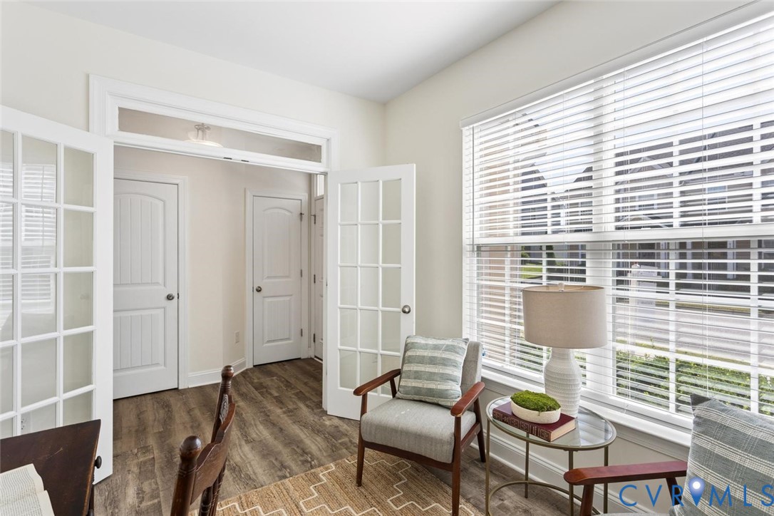 Bright flex room upon entering your new home with beautiful LVP flooring.