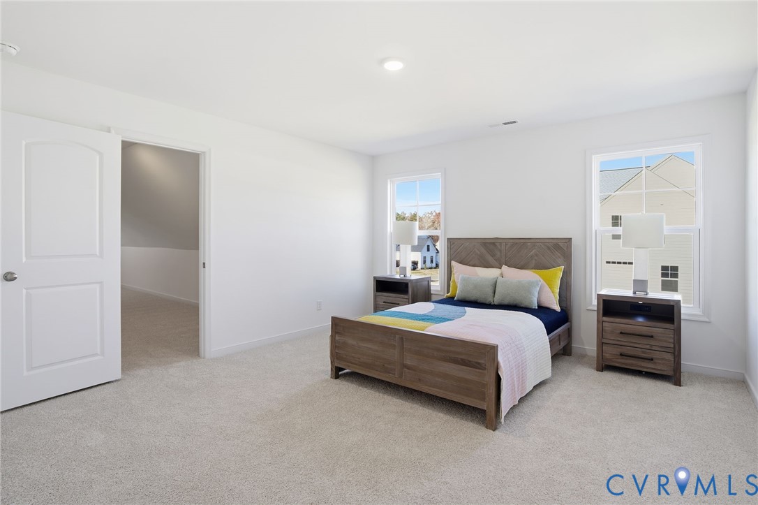 Bedroom -Photo represents the actual home