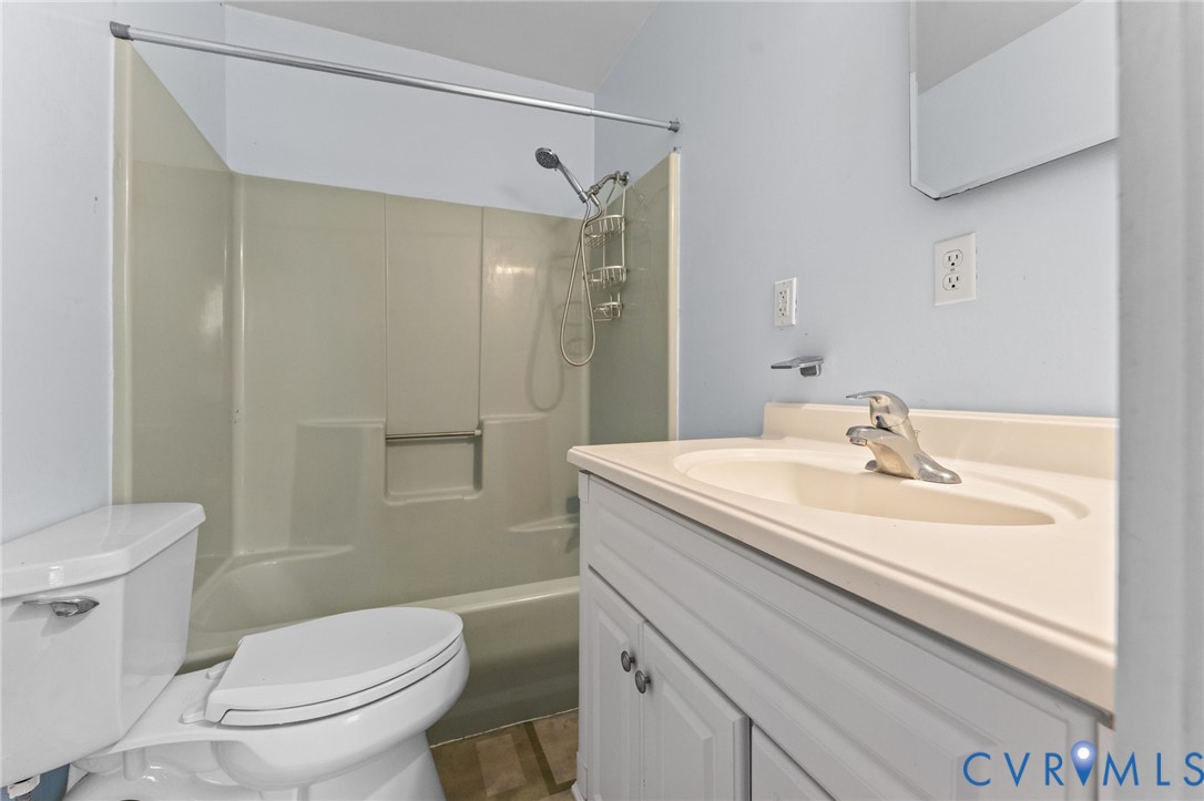 Full Bath convenient to Primary Bedroom.
