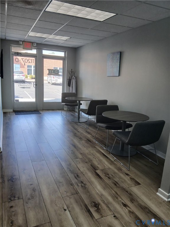 Office entrance and common waiting area