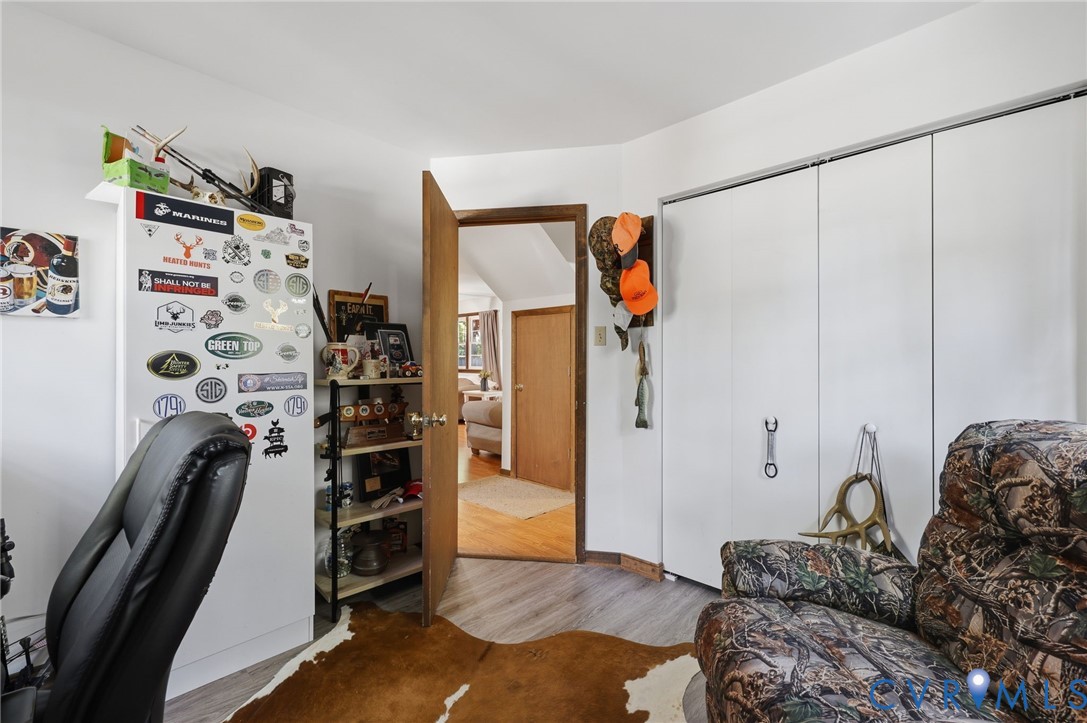 Currently used as an office; bedroom downstairs