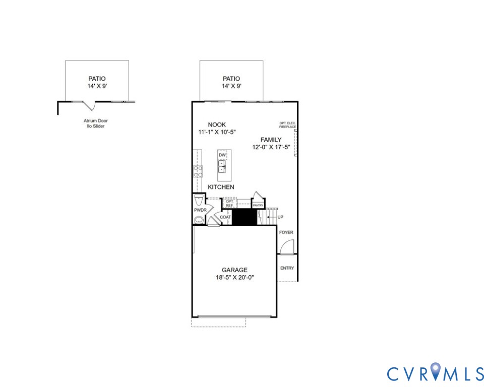 First Floor w/ available structural options.
