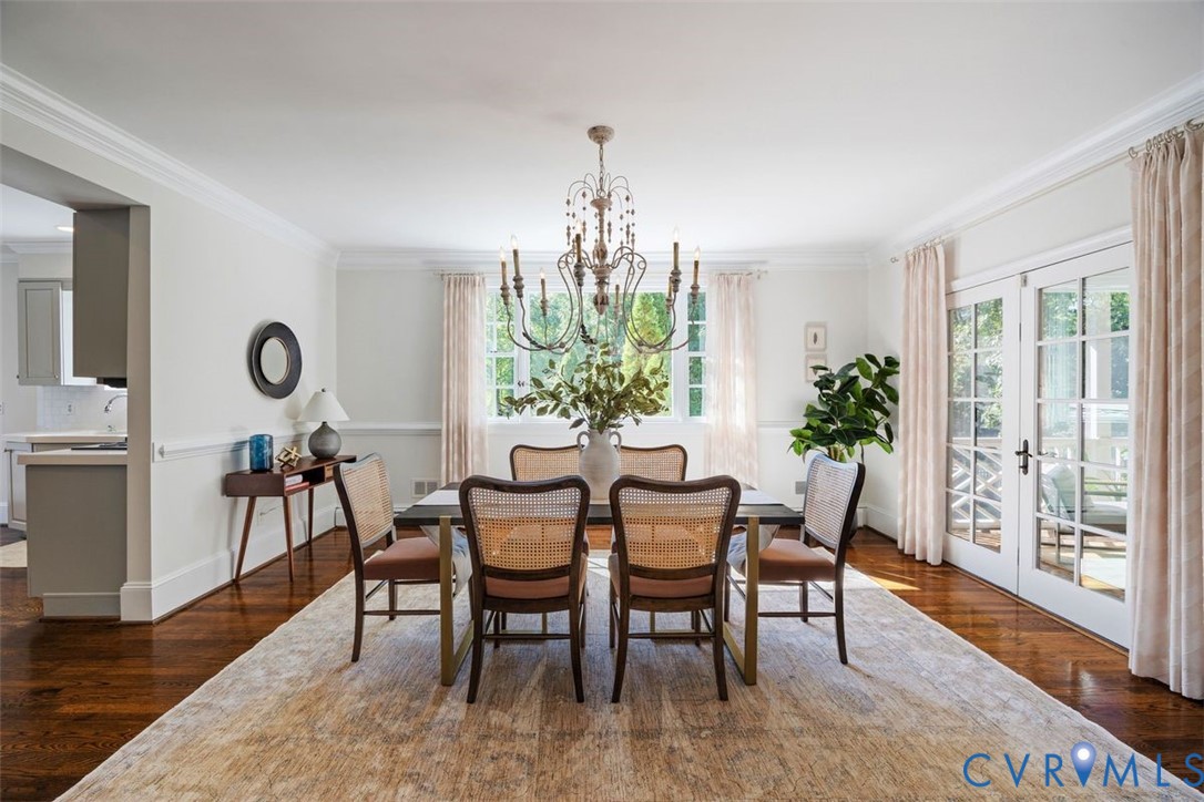 The perfect dining room for hosting meals.