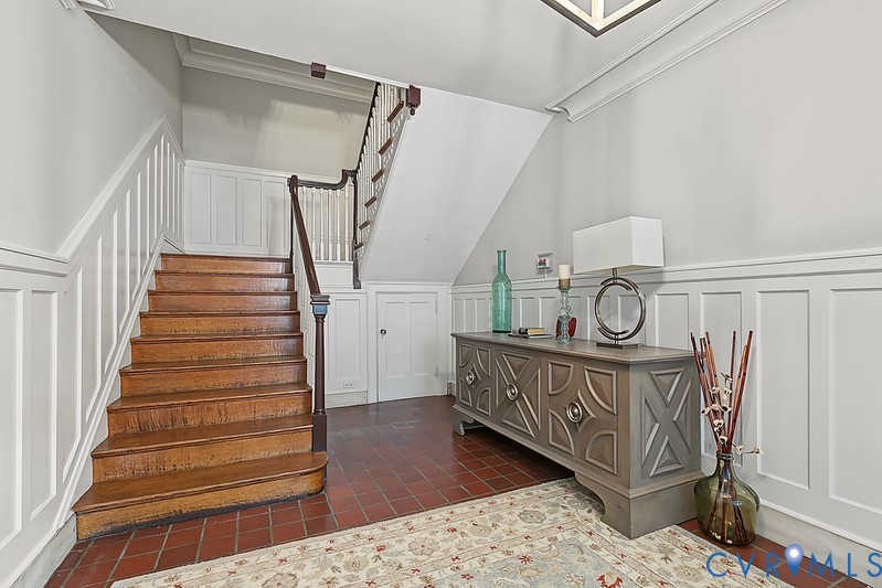 First floor entrance foyer.