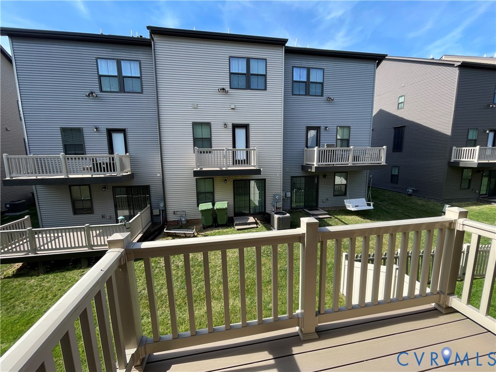 Balcony off of Kitchen