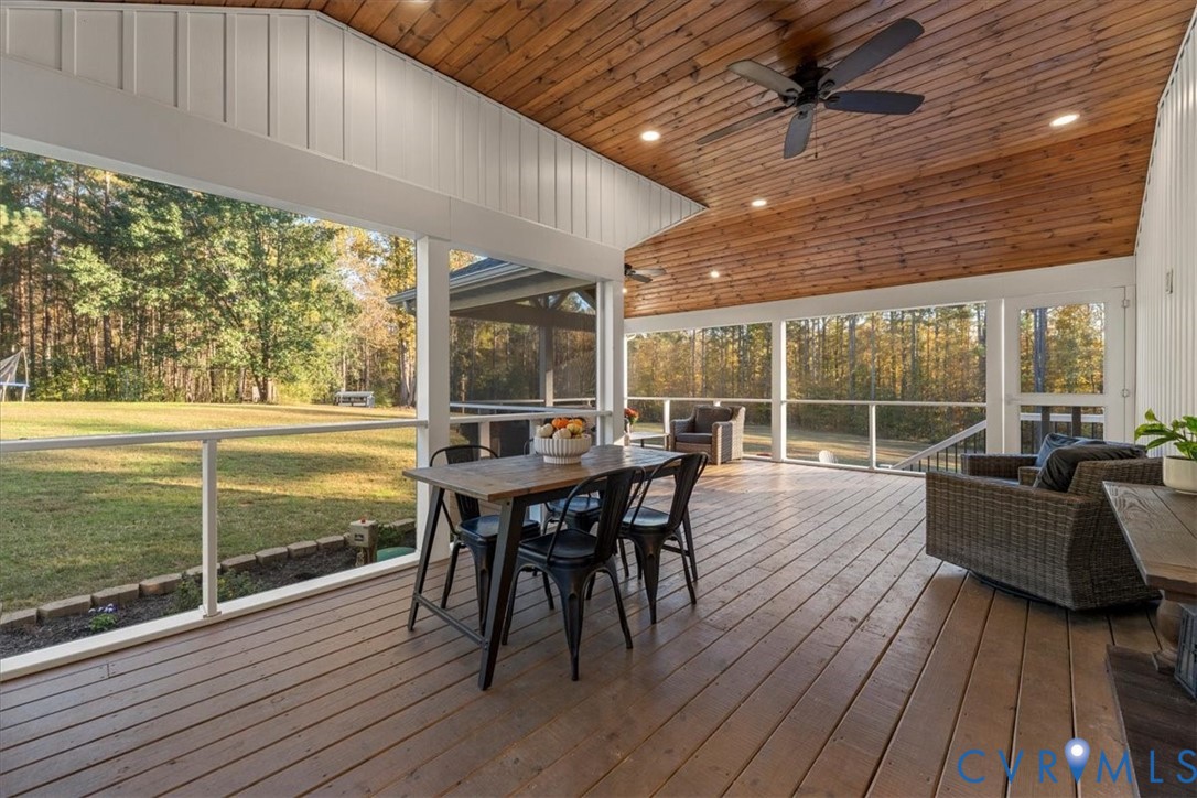 Screened porch