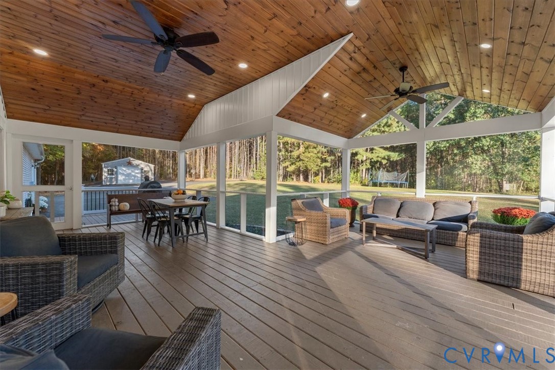 Screened porch