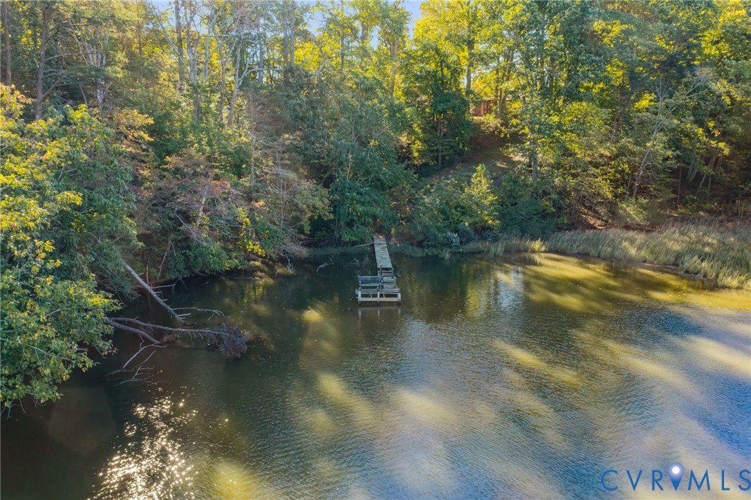 Dock on Creek below Home. In need of repair.