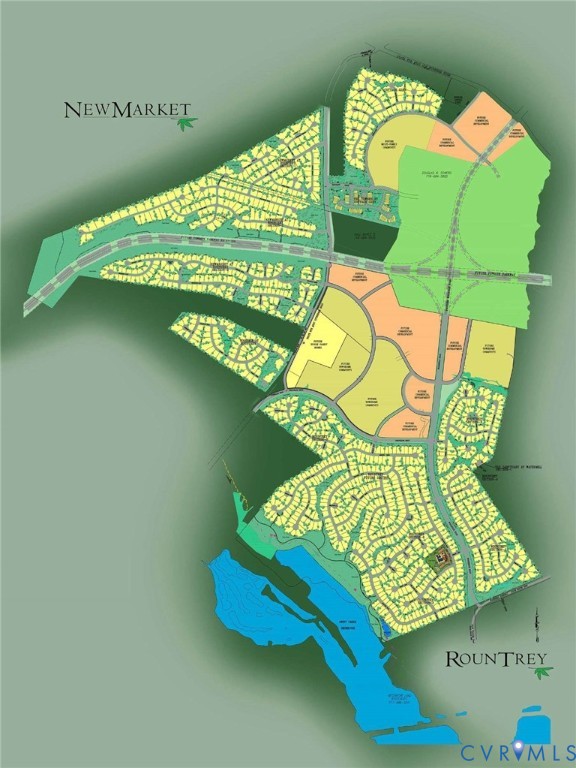 Site Plan. Illustrating the land allocation and lot distribution for the property