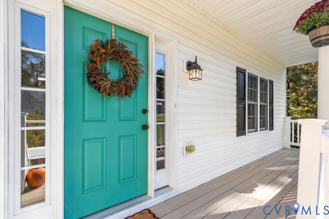 Covered front porch