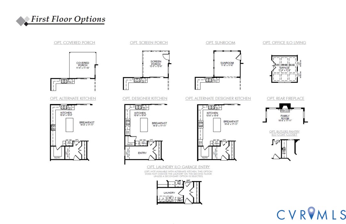 First Floor Options
