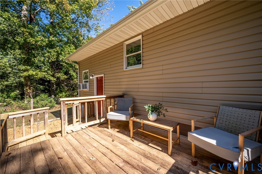 Rear deck, has lower level with all new boards.